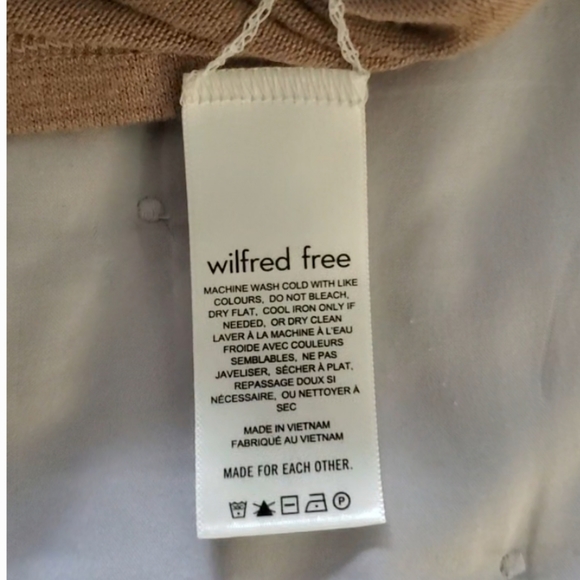 SOLD- WILFRED FREE• LYNX• Long Sleeved Adjustable Top  #Clay Argil #Lynx - Picture 11 of 12